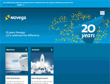 Tablet Screenshot of novega.de